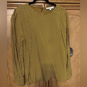 Loft Polk a dot blouse XL